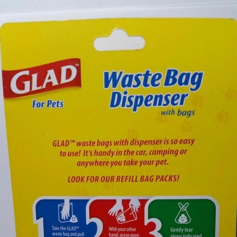 5 Glad for Pets Waste Bag Dispenser Tropical